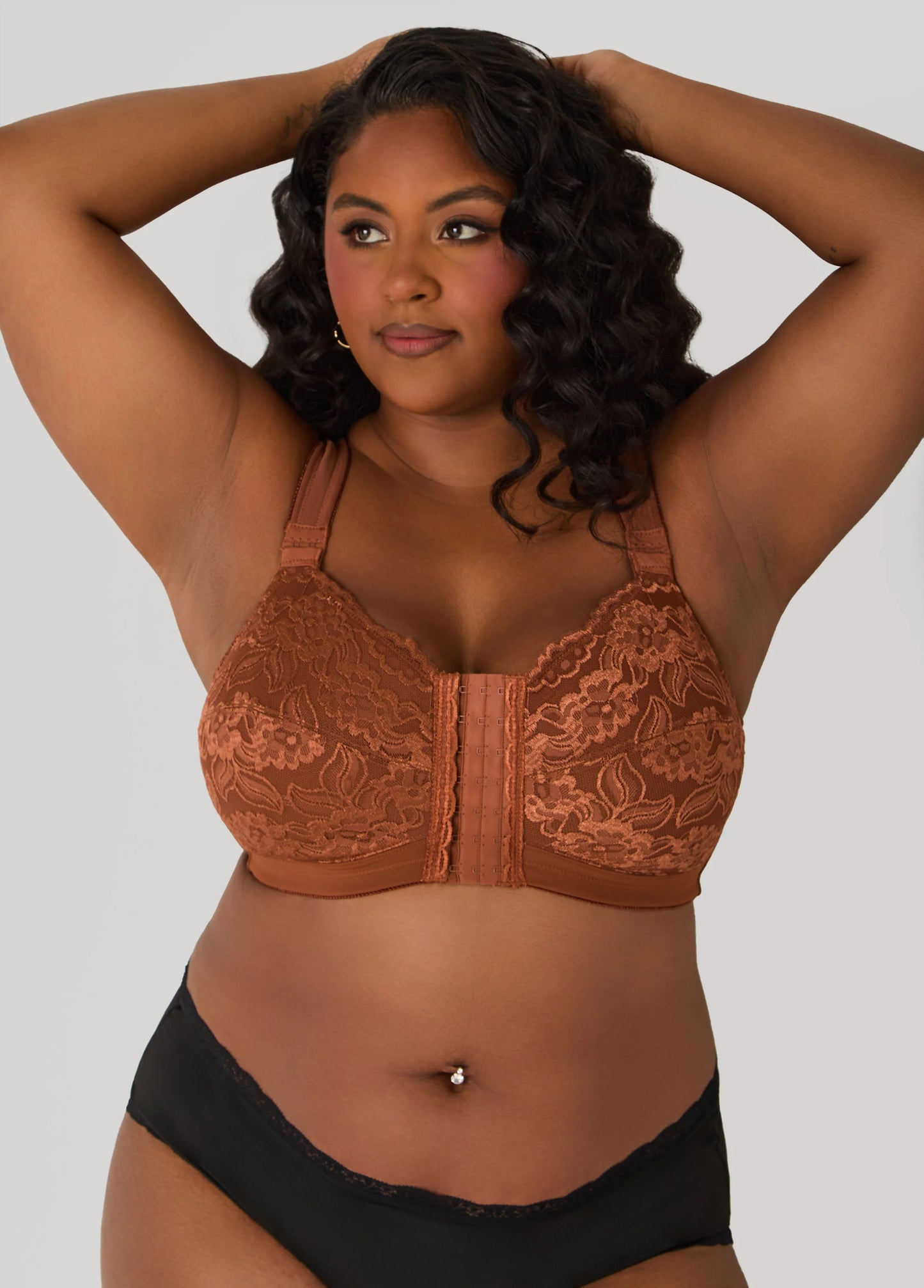 Close Front Wireless Posture Bra