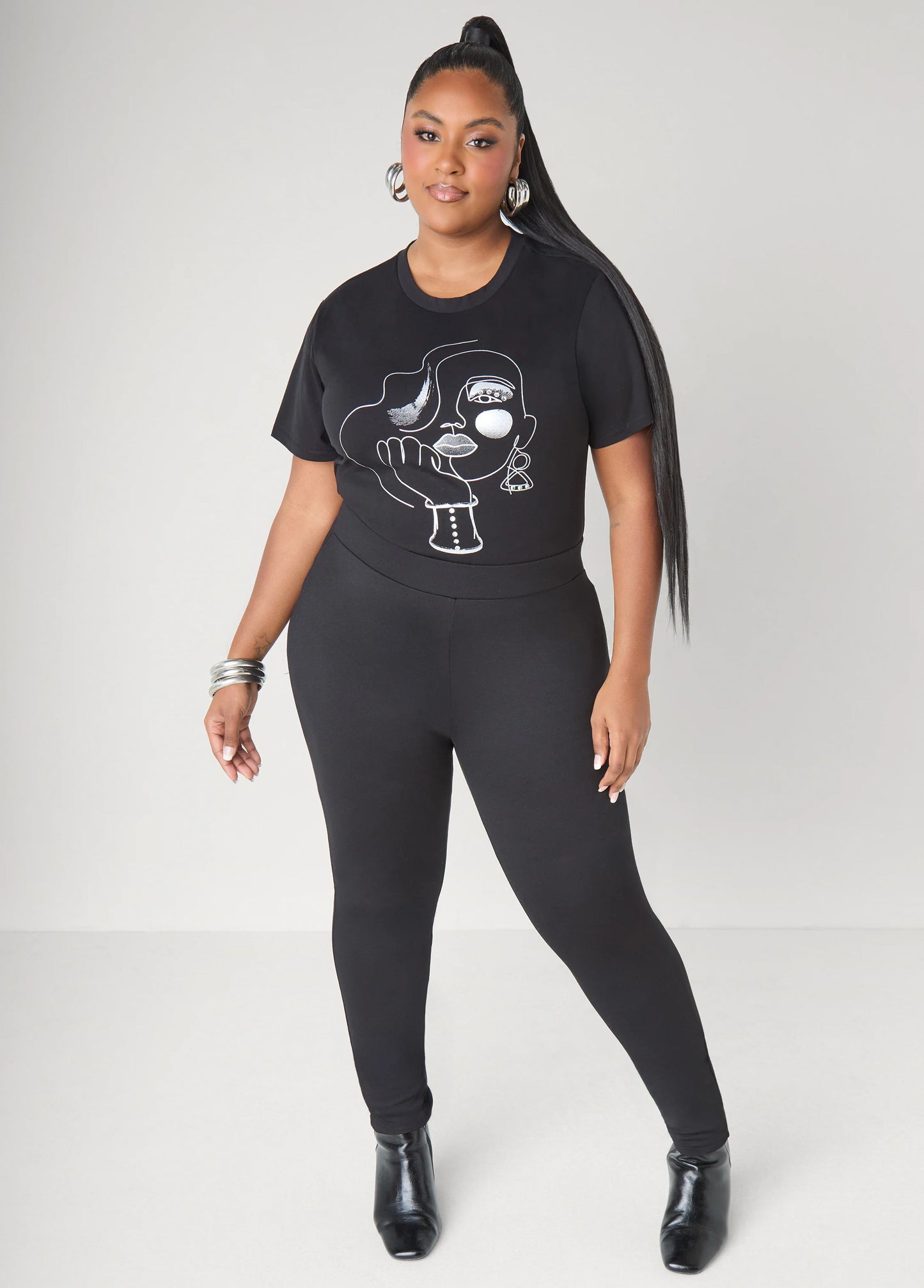 Crystal Silhouette Graphic Tee