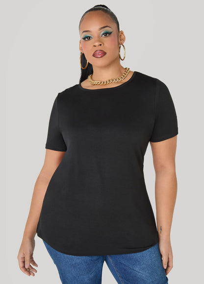 Basic Crewneck Jersey Tee