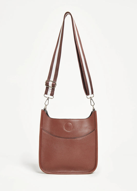 Textured Faux Leather Crossbody