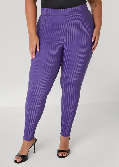 Striped Liquid Leggings