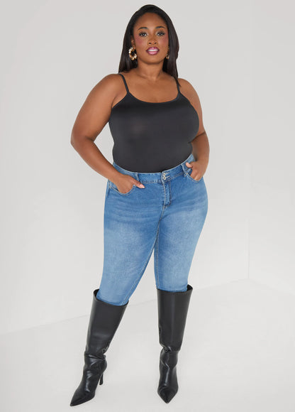 Adjustable Stretch Knit Cami