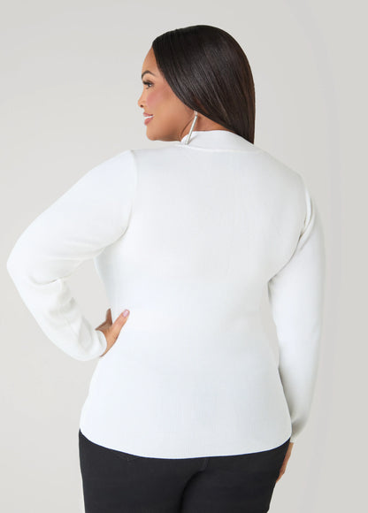 Cutout Crystal Sweater