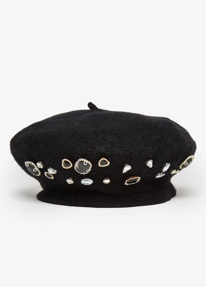 Knitted Crystal Beret