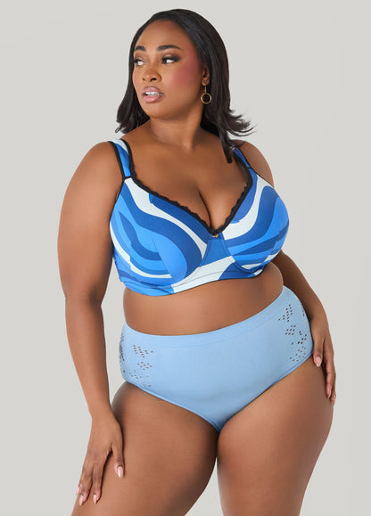 Seamless Cutout High Waist Briefs