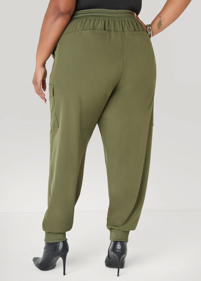 High Rise Cargo Joggers