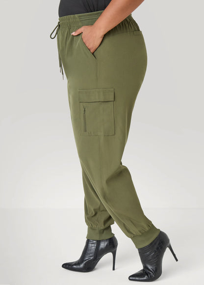 High Rise Cargo Joggers