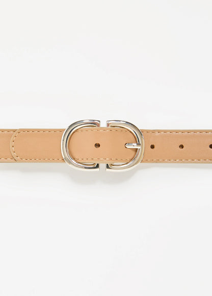 Crescent Buckle Pants Belt