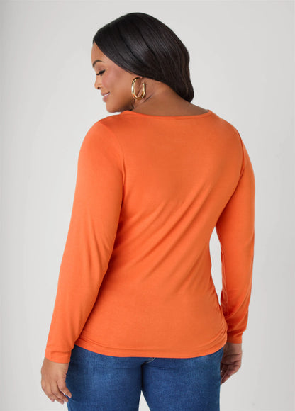 Basic Long Sleeved Jersey Tee