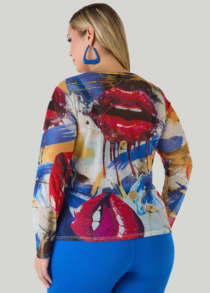Printed Mesh Top