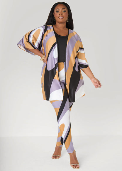 Swirl Print Leggings