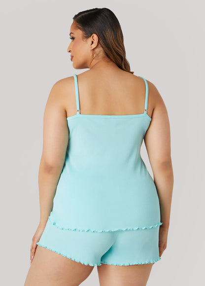 Love To Sleep Ribbed PJ Shorts Set