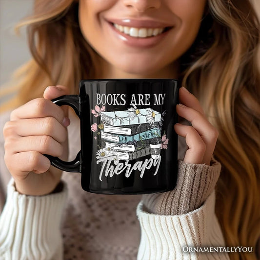 Books Are My Therapy Mug