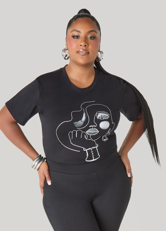 Crystal Silhouette Graphic Tee