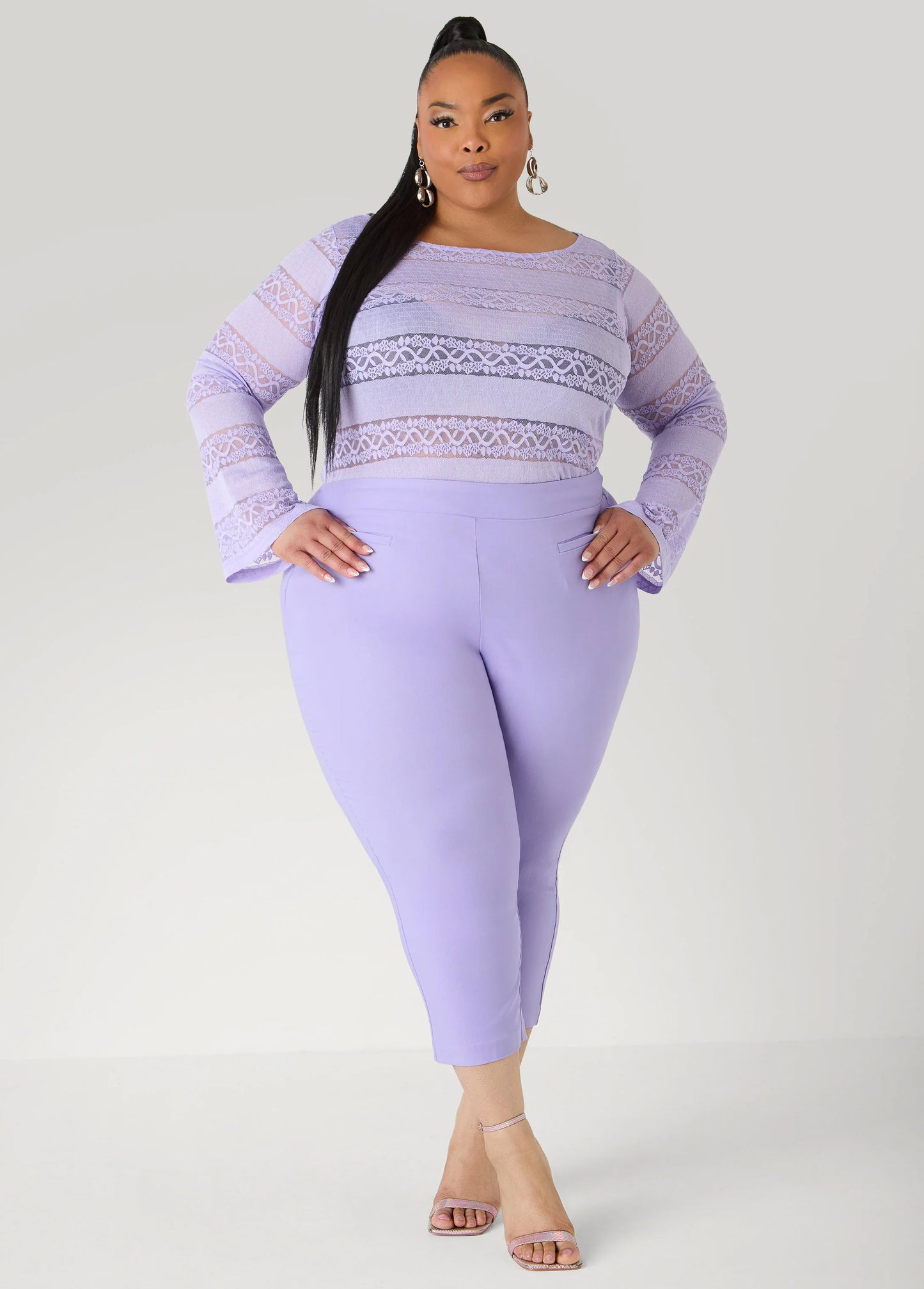 Lace Paneled Top