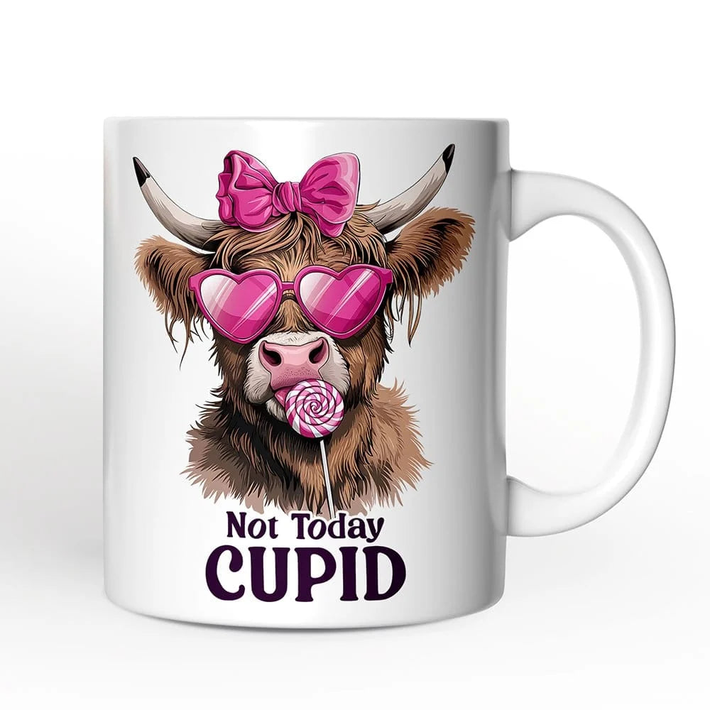 Not Today Cupid Ceramic Mug