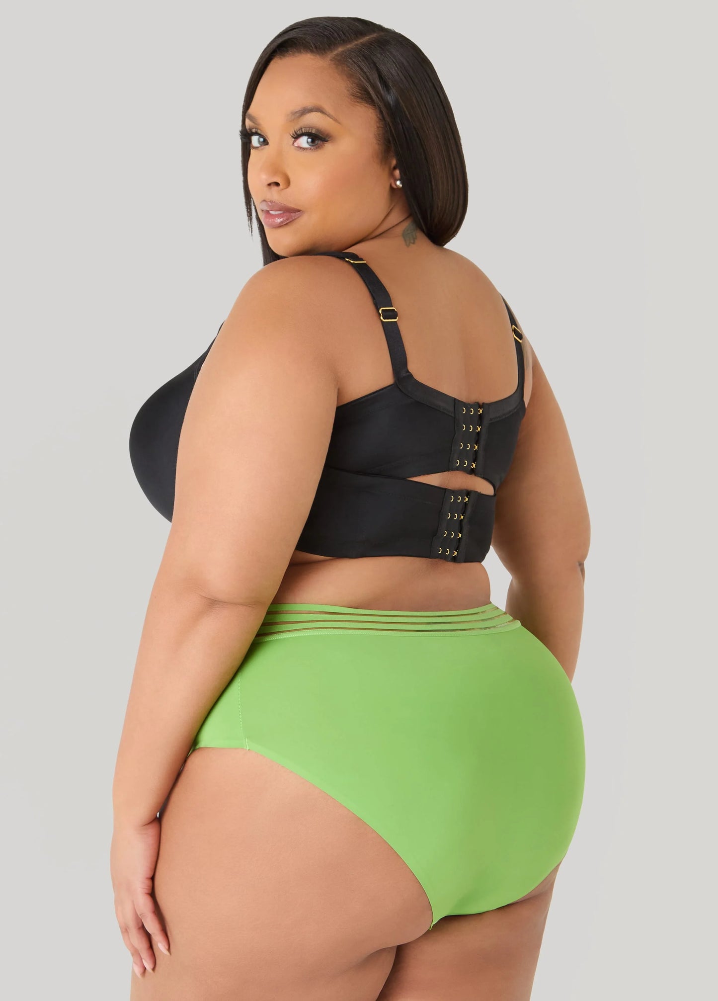 Sheer Waist Microfiber Briefs