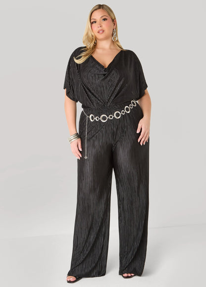 Silver Tone Ring Chain Belt