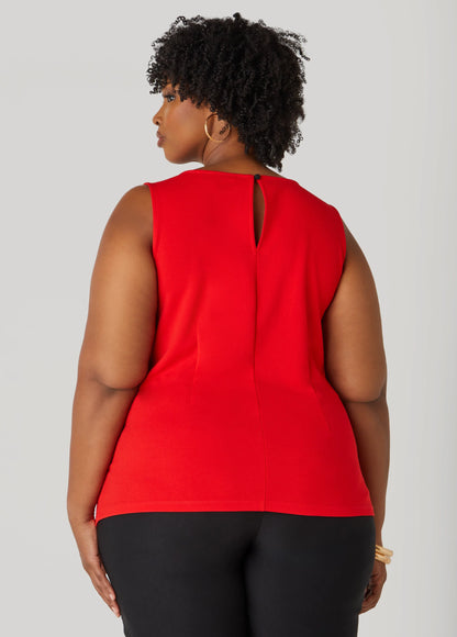 Knotted Split Front Top