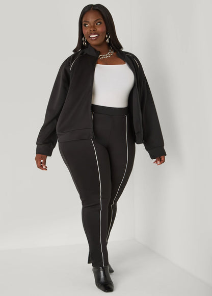 Piped Track Jacket