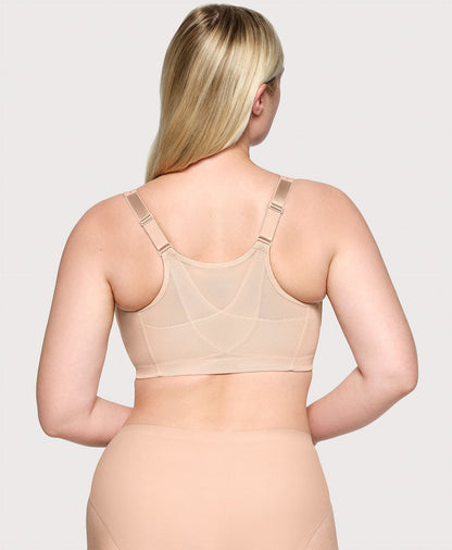 MagicLift Front-Closure Posture Back Bra Cafe