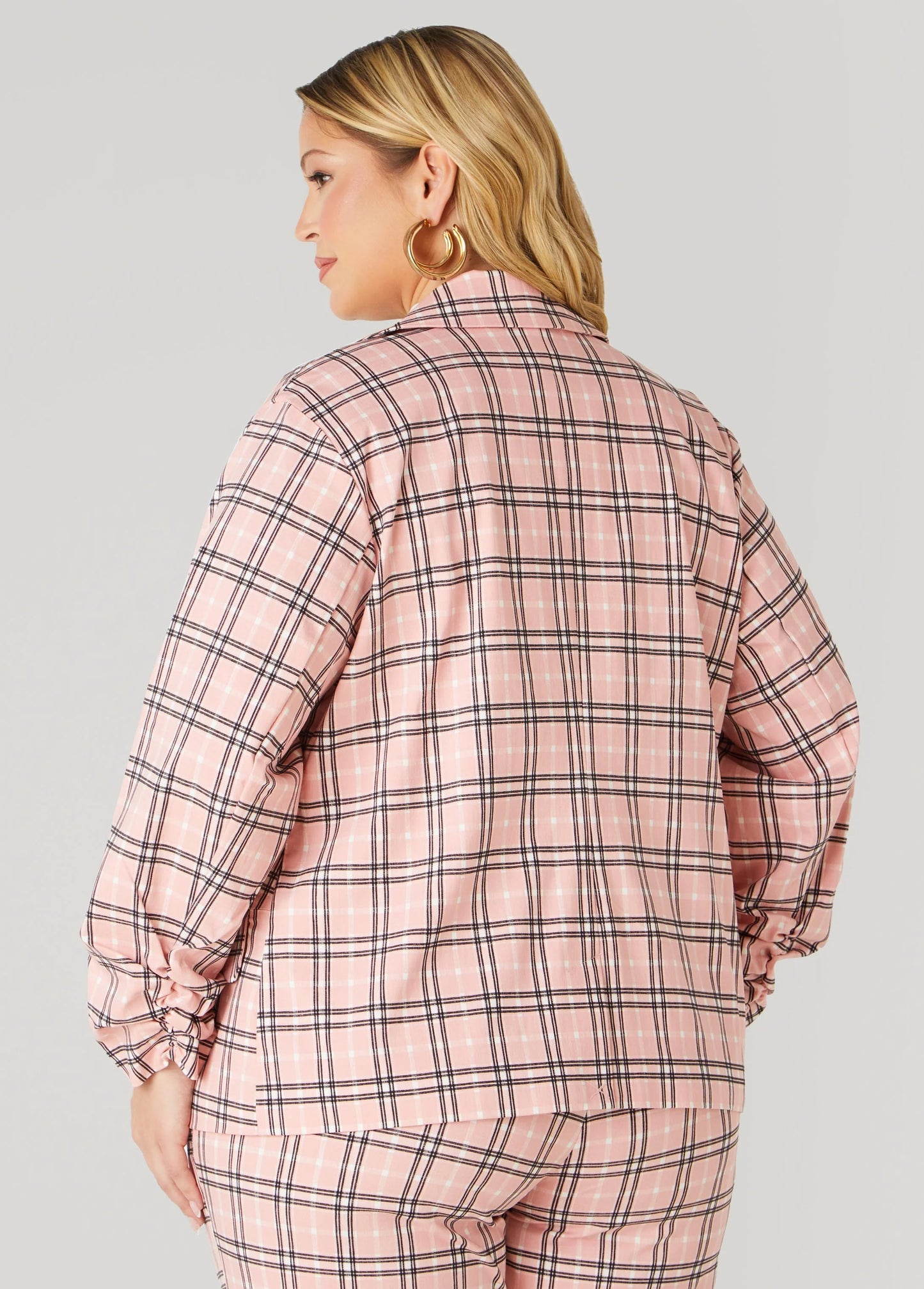 Plaid Blazer