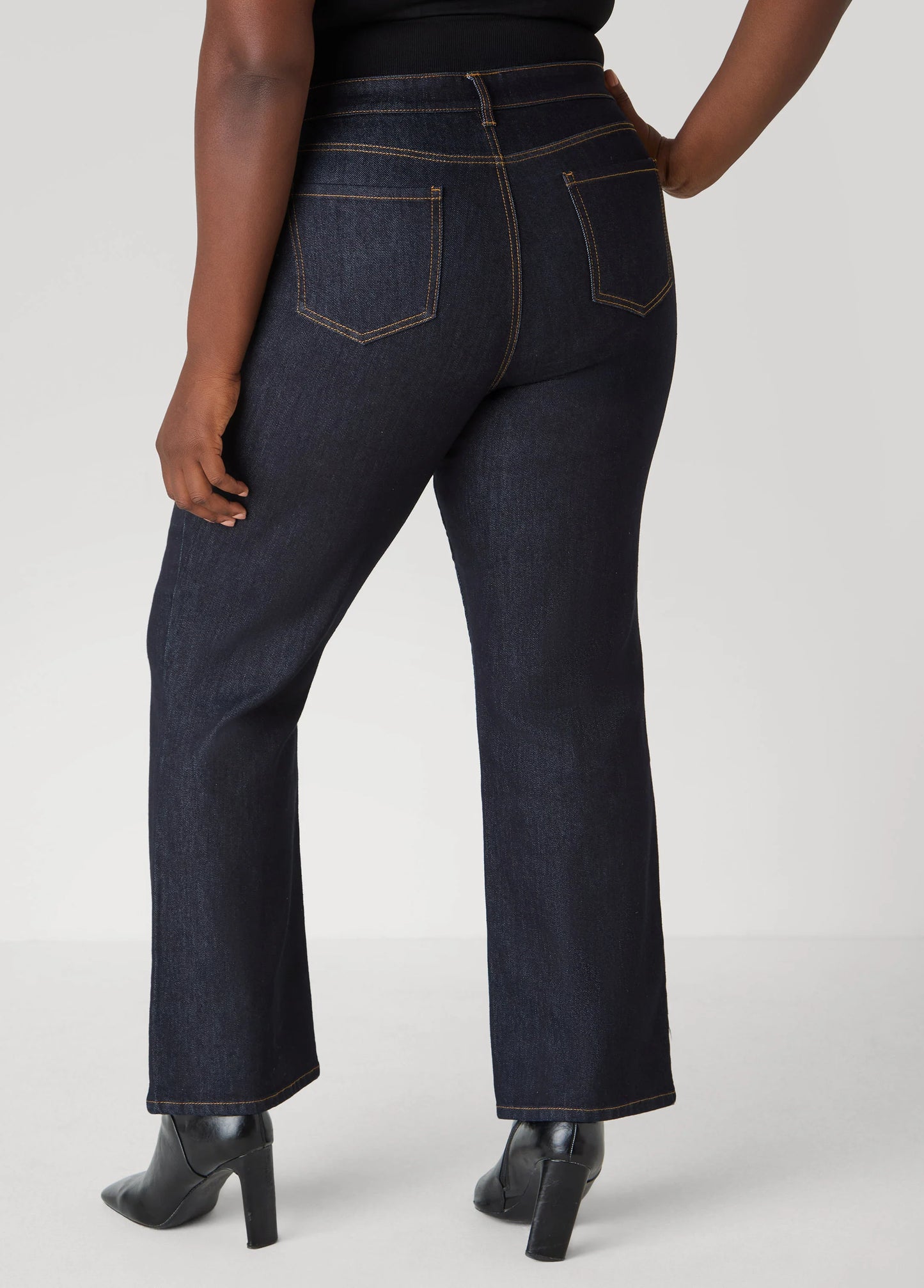 Studded Straight Leg Jeans