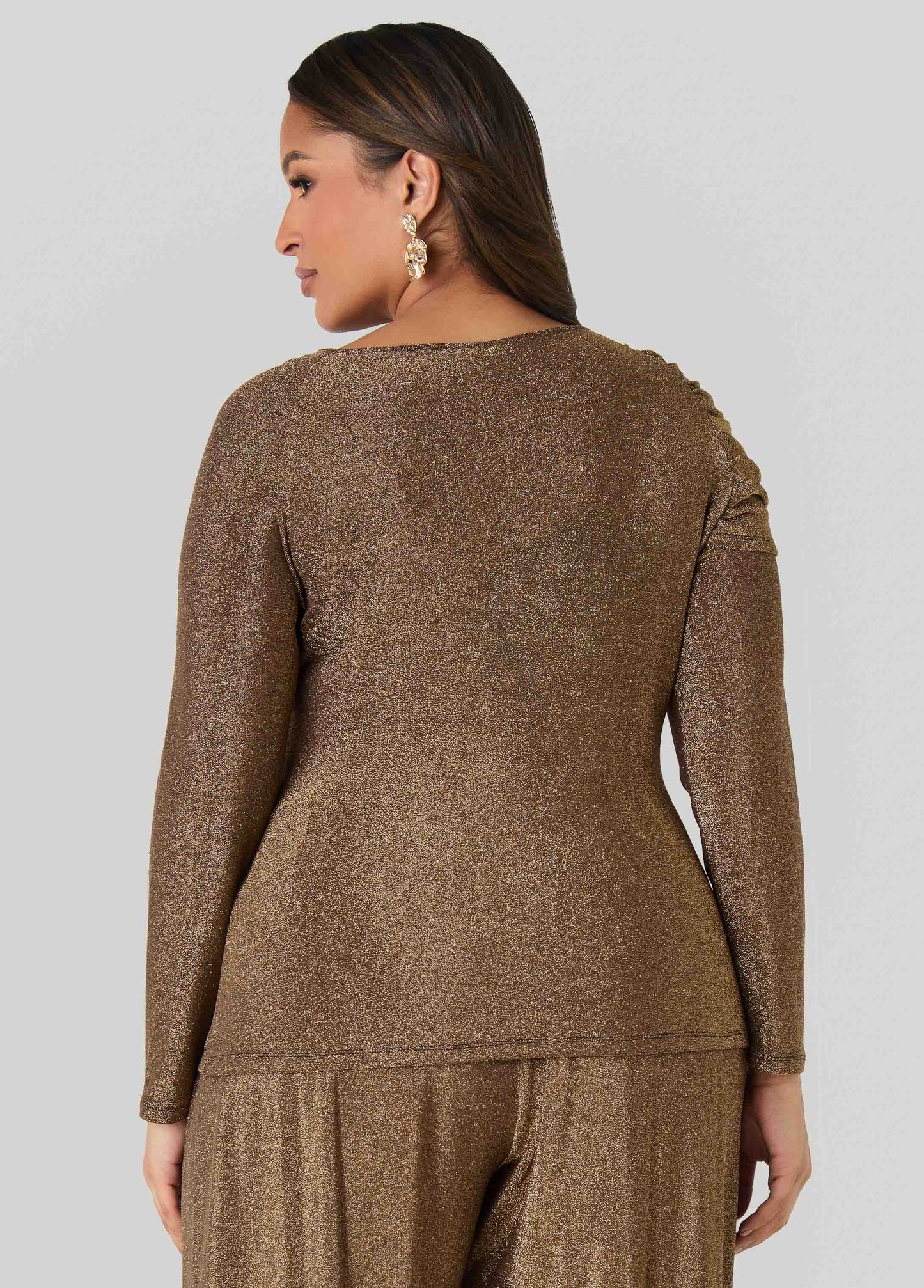 Metallic Embellished Top