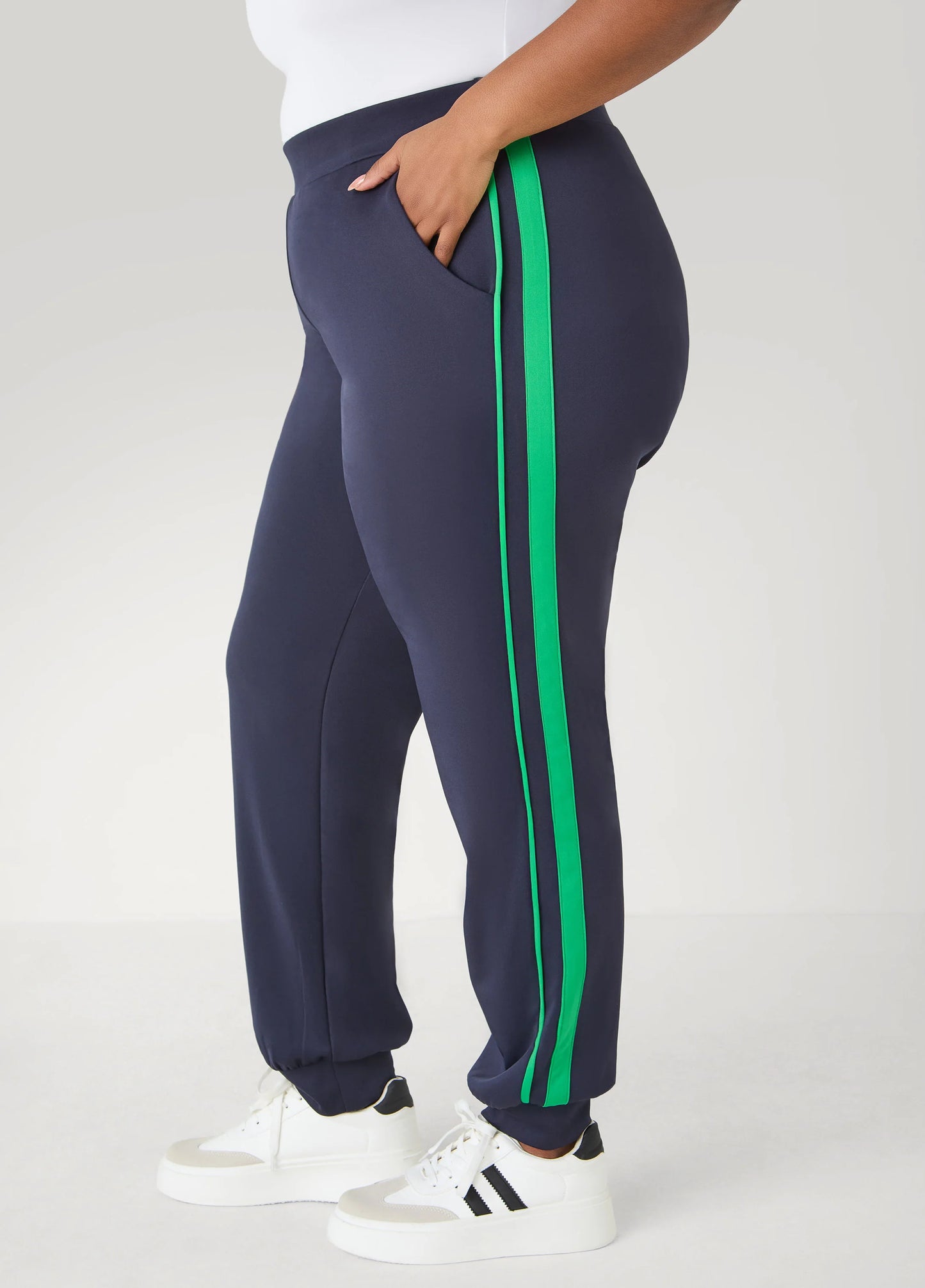Pull On Striped Joggers