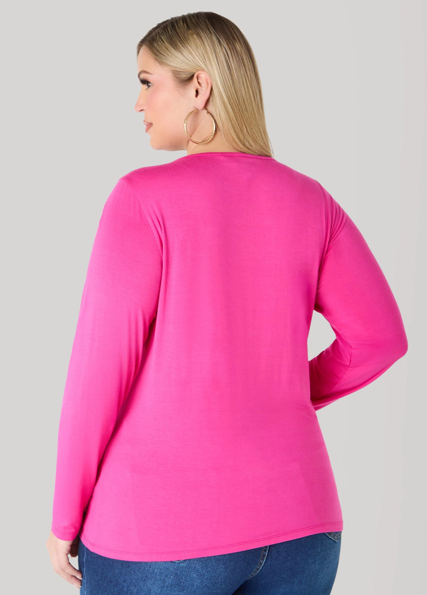 Basic Long Sleeve Jersey Tee