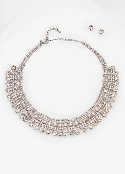Layered Crystal Necklace