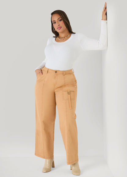 Wide Leg Cargo Pants