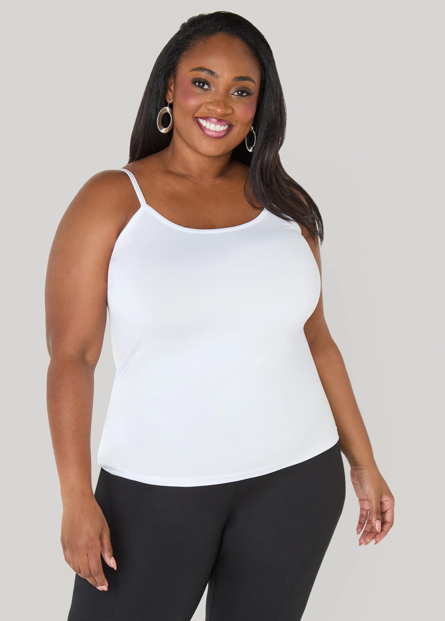 Adjustable Stretch Knit Cami