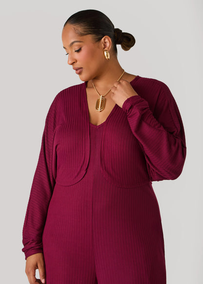 Ribbed Bolero