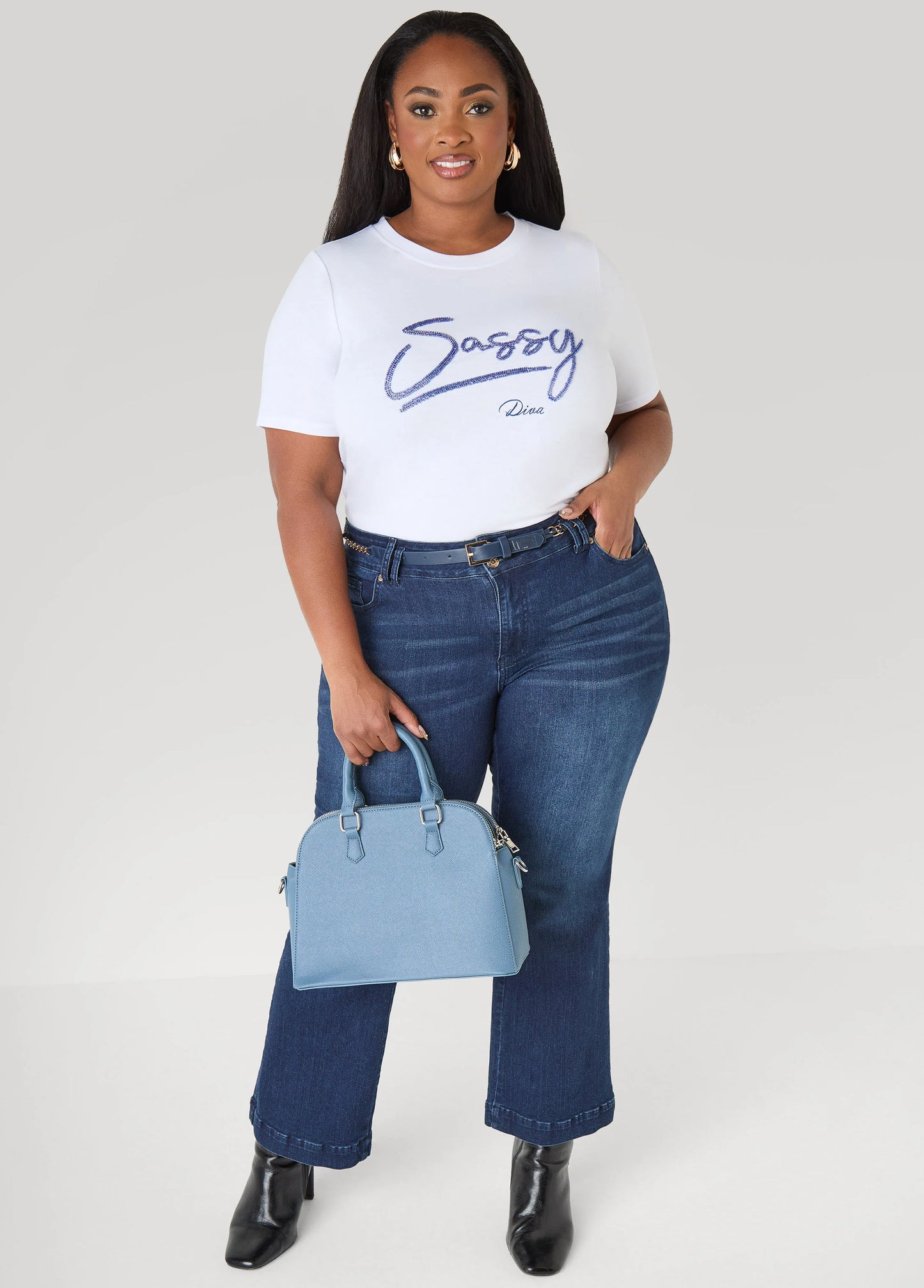 Sassy Diva Beaded Tee