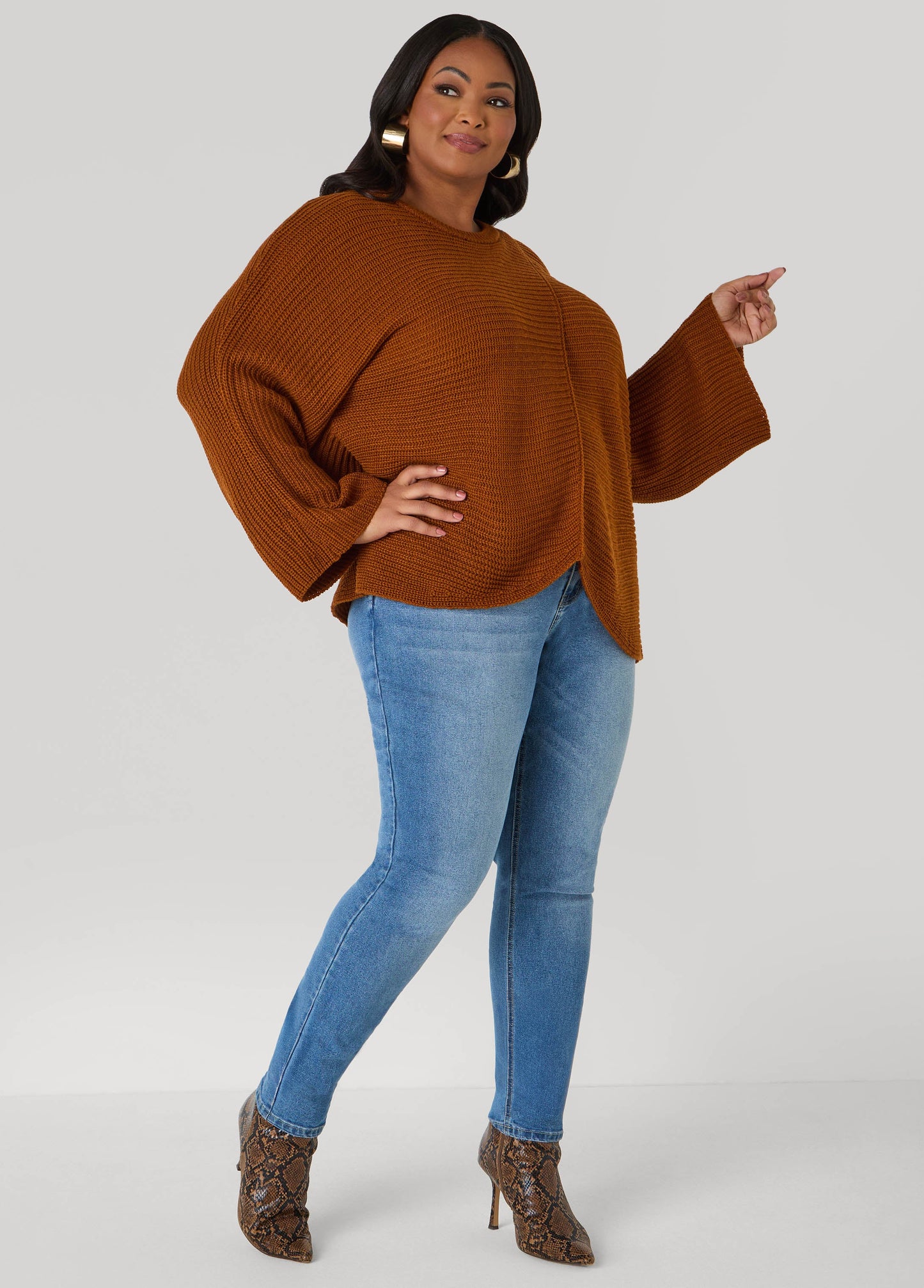 Crisscross Ribbed Sweater