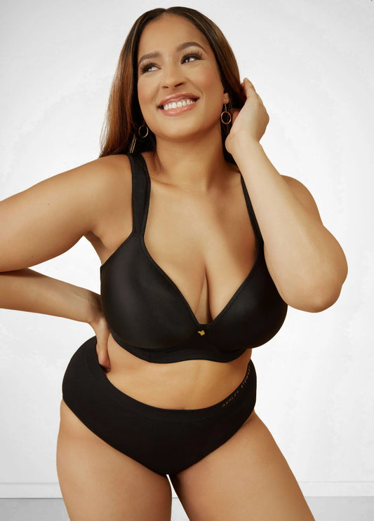 Smoothing Plunge Butterfly Bra