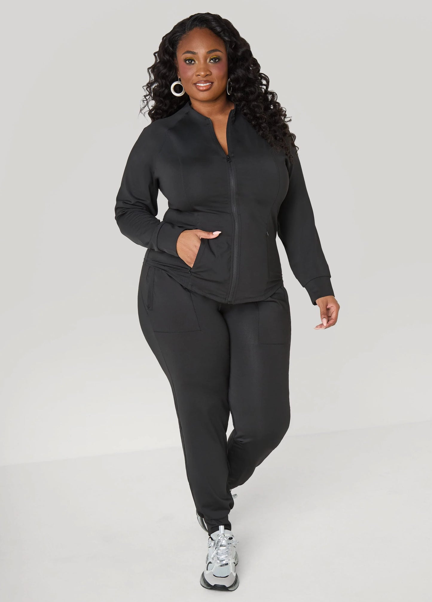 Zip Front Track Jacket