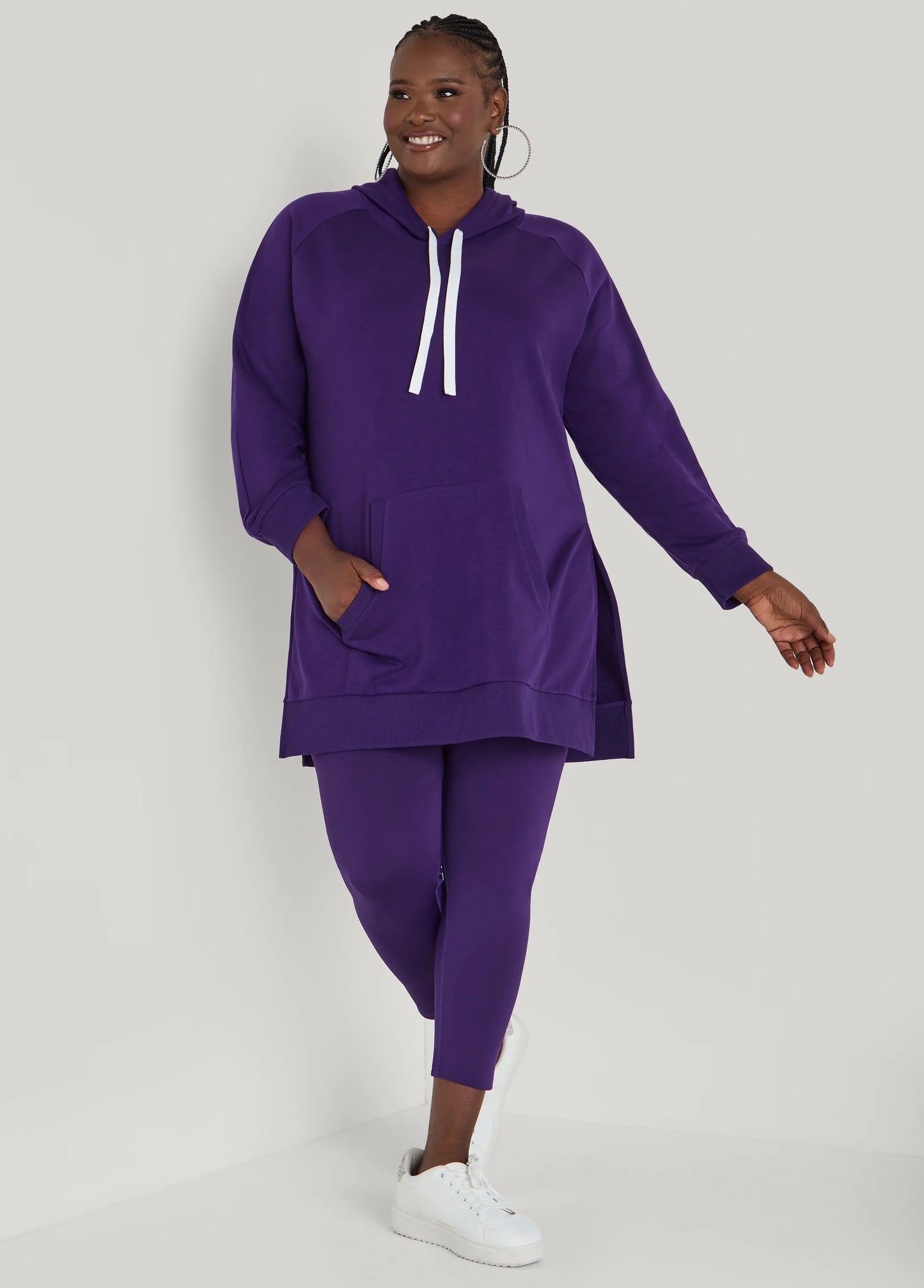 Oversized Side Split Hoodie