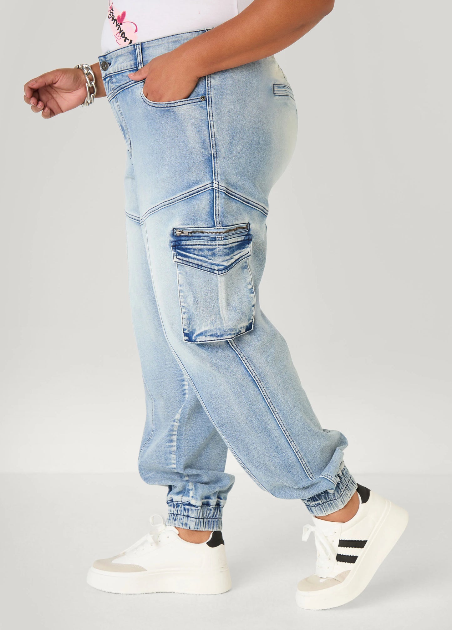 Cargo Denim Joggers