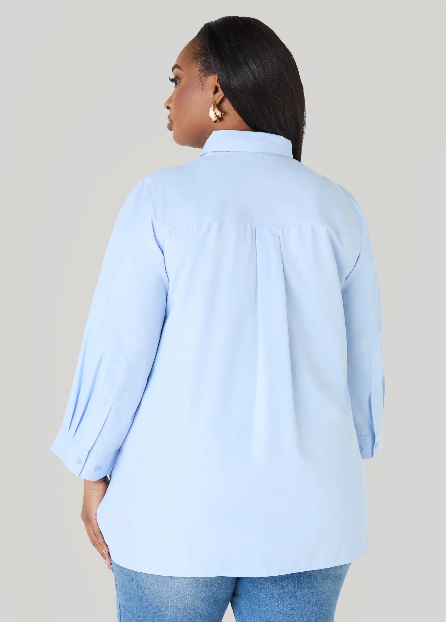 Poplin Tie Shirt