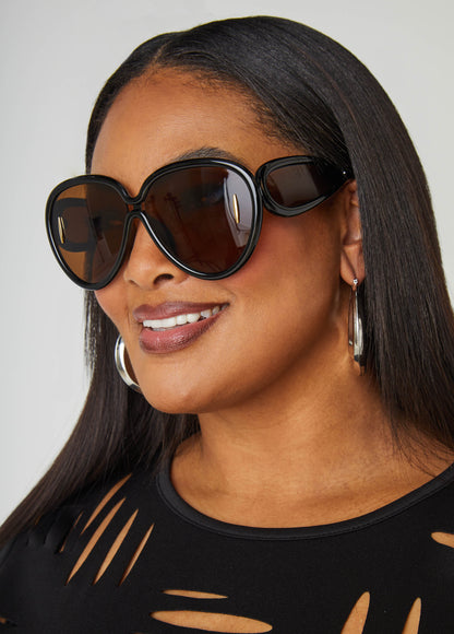Round Tinted Sunglasses