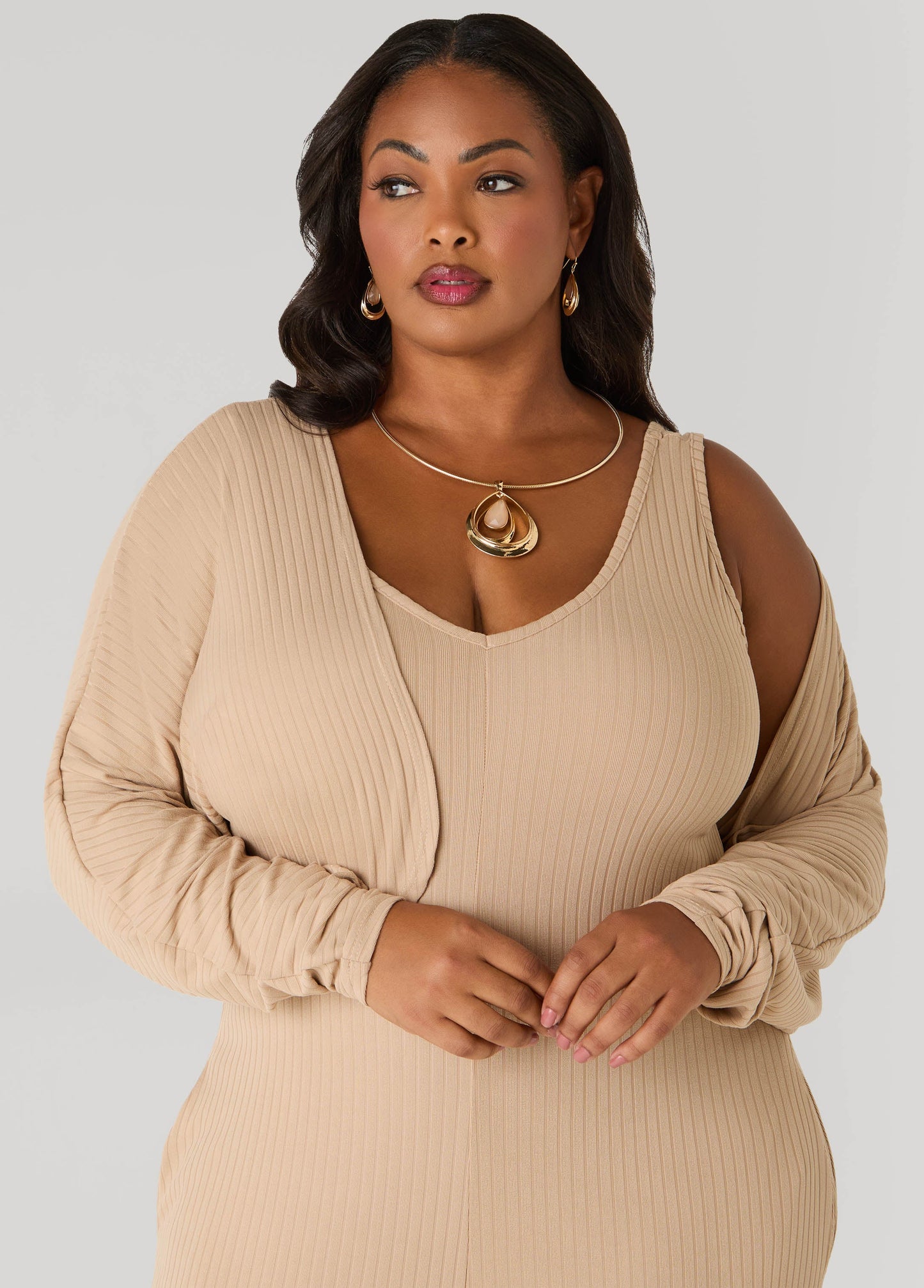 Ribbed Bolero