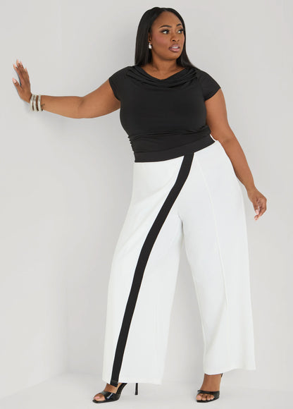 Layered Two Tone Pants