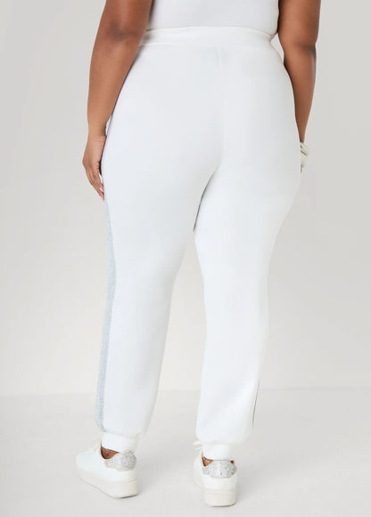 Metallic Paneled Joggers