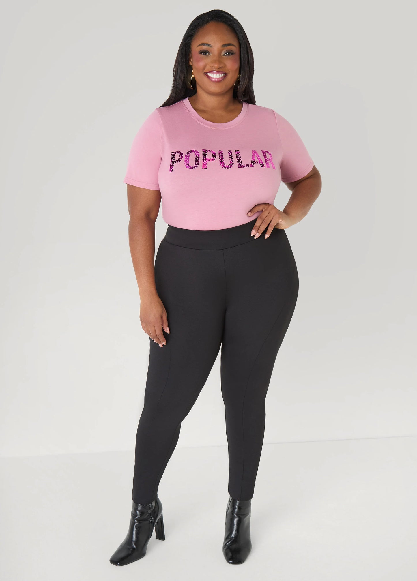 Popular Metallic Graphic Tee