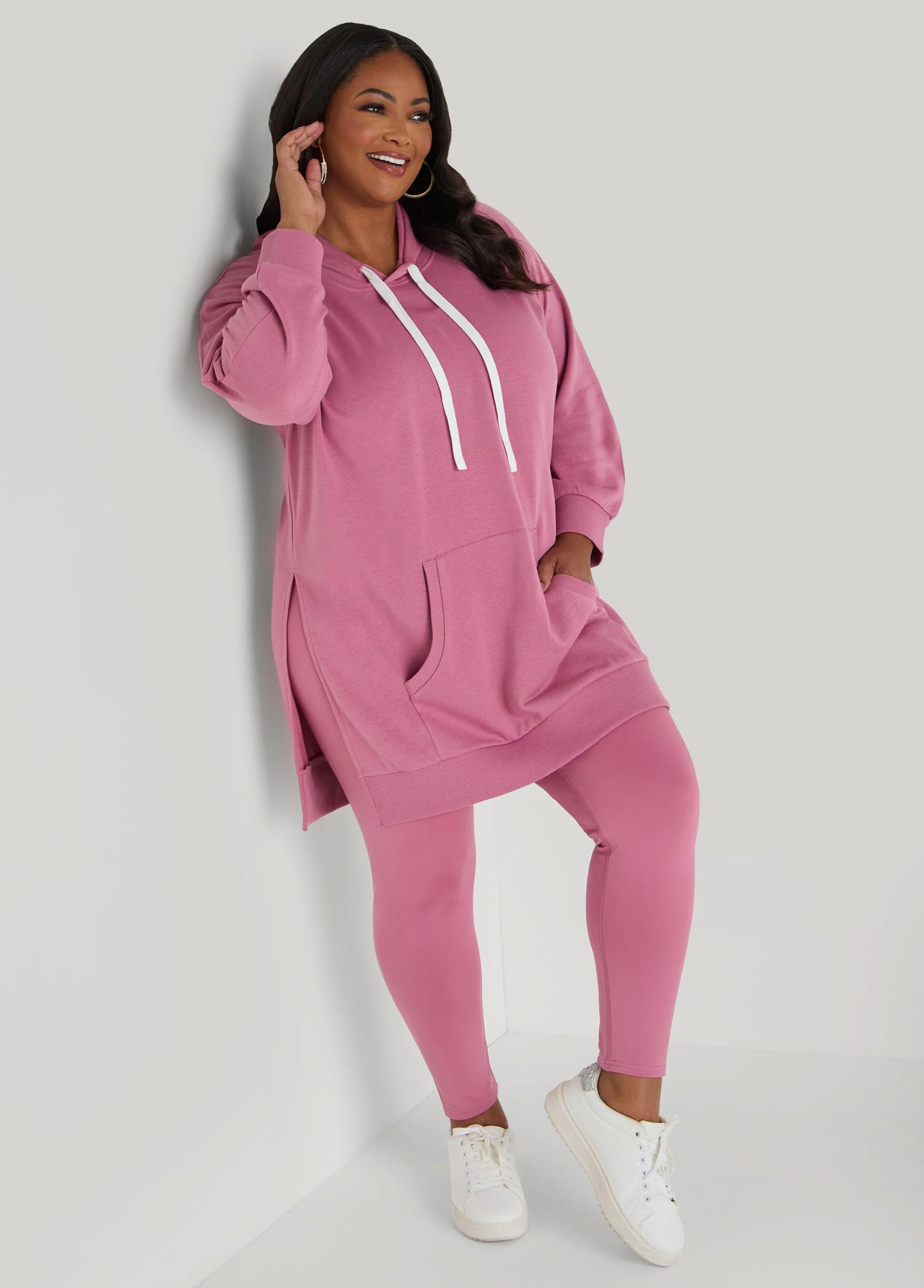 Oversized Side Split Hoodie
