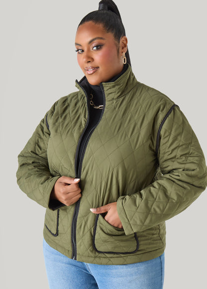 Reversible Quilted Barn Jacket