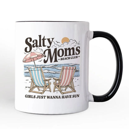 Salty Moms Beach Club Mug