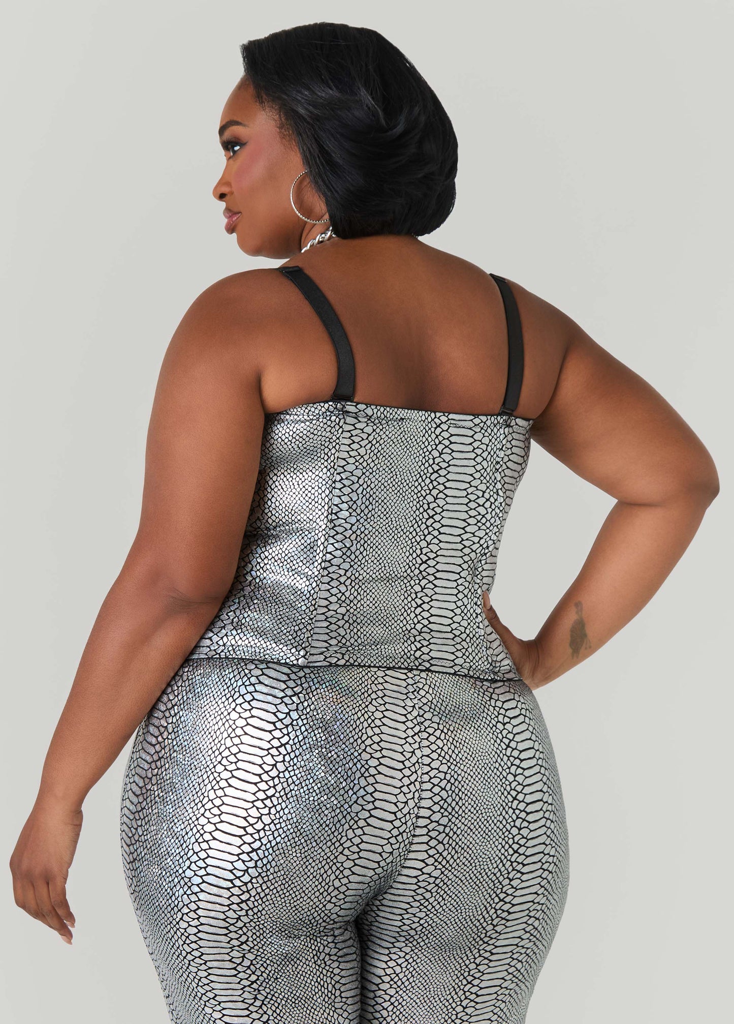 Lizard Print Bustier